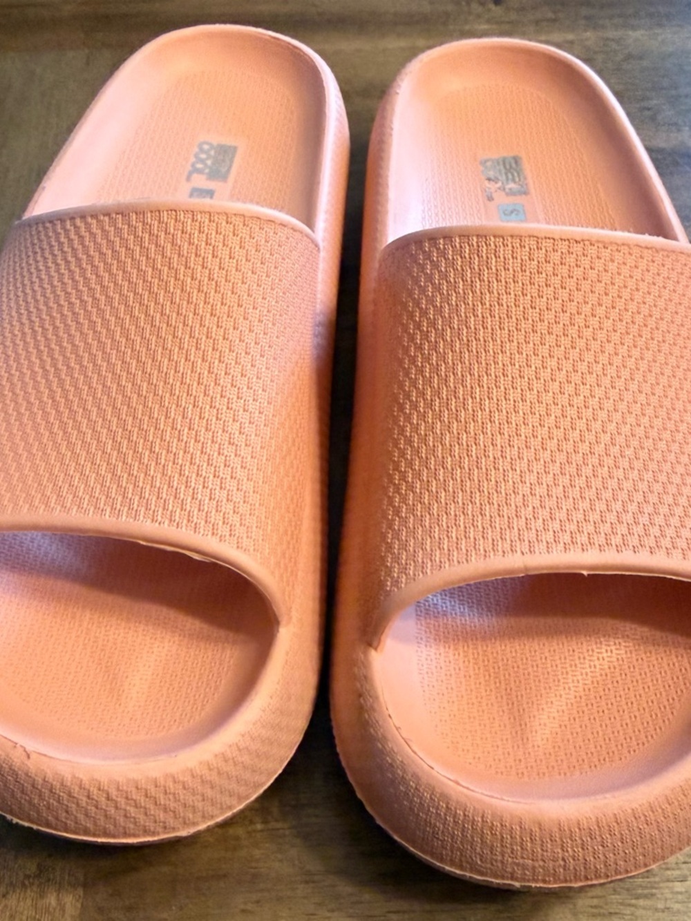 Women's Peach Slide Sandals - Comfortable Everyday Slip-Ons